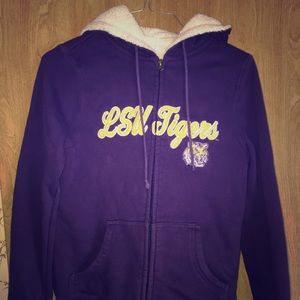 LSU fleece lined jacket